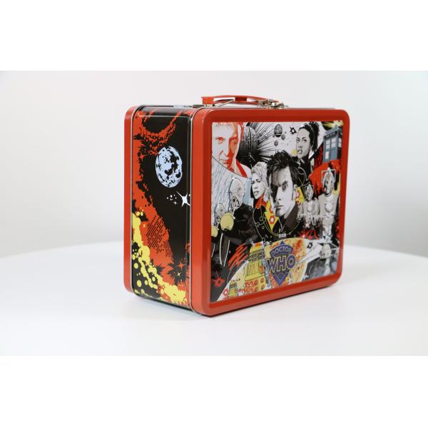 STL309814_16 TIN TITANS DR WHO 10TH DOCTOR PX LUNCH BOX W/BEVERAGE CONTAINER