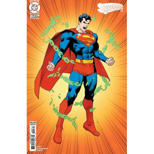 0725DC1552 SUPERMAN UNLIMITED #5 CVR F DAN MORA CORNER BOX CARD STOCK VAR