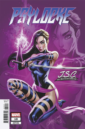 75960621030501021 PSYLOCKE #10 J. SCOTT CAMPBELL JUST SPECTACULAR COLLECTION VARIANT