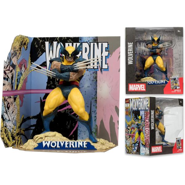 81uzFpgWmLL._AC_SL1500_ McFarlane Toys - Marvel Wolverine 1:10th Scale Collectible with Scene (Wolverine #85)