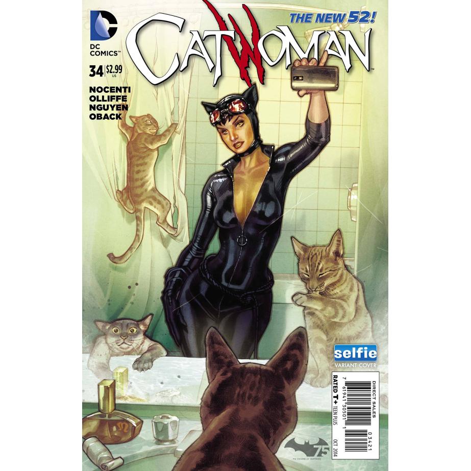 CATWOMAN #34 DCU SELFIE VAR ED