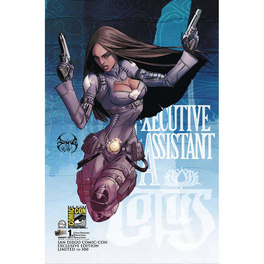 EXECUTIVE ASSISTANT LOTUS #1 (OF 3) SAN DIEGO COMIC CON 2011 CVR