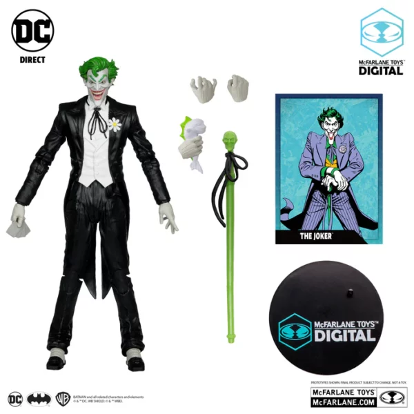DC MULTIVERSE DIGITAL 7IN WV3 SILVER AGE JOKER PLATINUM EDITION  AF