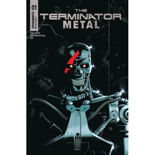 0825DE0722 TERMINATOR METAL #1 CVR A DECLAN SHALVEY