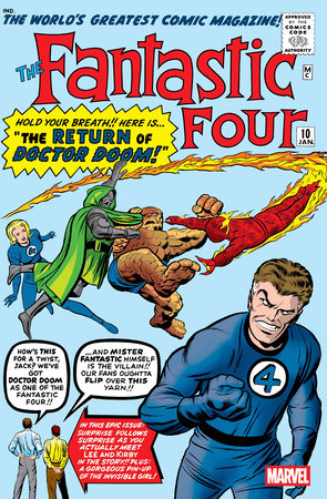 75960621075601021 FANTASTIC FOUR #10 FACSIMILE EDITION FOIL VARIANT