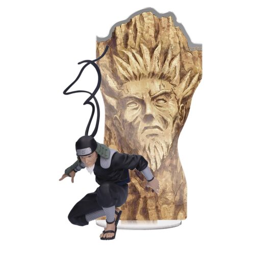 STL350894 NARUTO SHIPPUDEN PANEL SPECTACLE SARUTOBI HIRUZEN FIG
