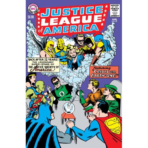 JUSTICE LEAGUE OF AMERICA #21 FACSIMILE EDITION CVR B MIKE SEKOWSKY FOIL VAR