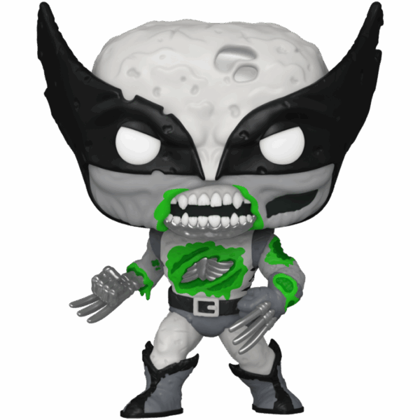 fun88261-03 POP Marvel Zombies - Zombie Wolverine Glow-in-the-Dark Vinyl Figure