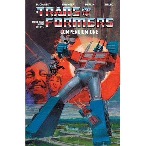 0325IM840 TRANSFORMERS COMPENDIUM TP VOL 01 DIRECT MARKET EXCLUSIVE BILL SIENKIEWICZ CVR