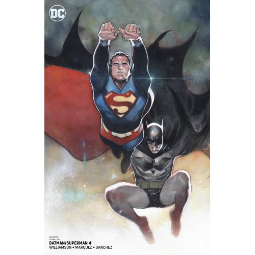 BATMAN SUPERMAN #4 CARD STOCK VAR ED YOTV