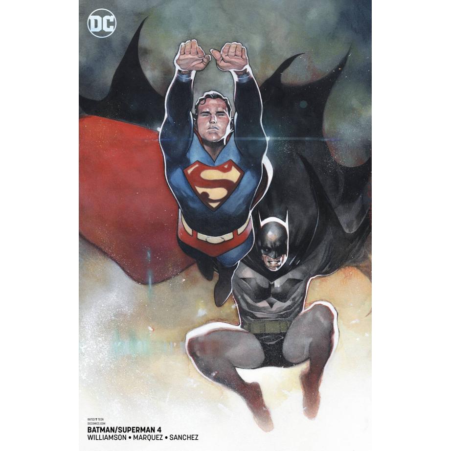 BATMAN SUPERMAN #4 CARD STOCK VAR ED YOTV