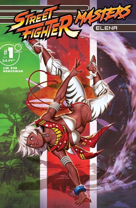 0425UE766 STREET FIGHTER MASTERS ELENA #1 (ONE SHOT) CVR A GENZOMAN