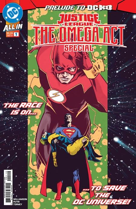 JUSTICE LEAGUE THE OMEGA ACT SPECIAL #1 (ONE SHOT) Second Printing (DC K.O.)