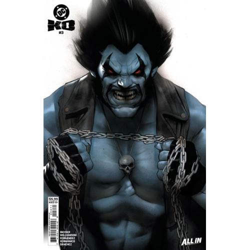 DC K.O. #3 (OF 5) CVR H BEN OLIVER FACE-OFF CARD STOCK VAR