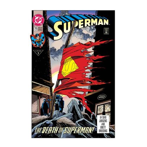 SUPERMAN #75 FACSIMILE EDITION CVR B DAN JURGENS FOIL VAR