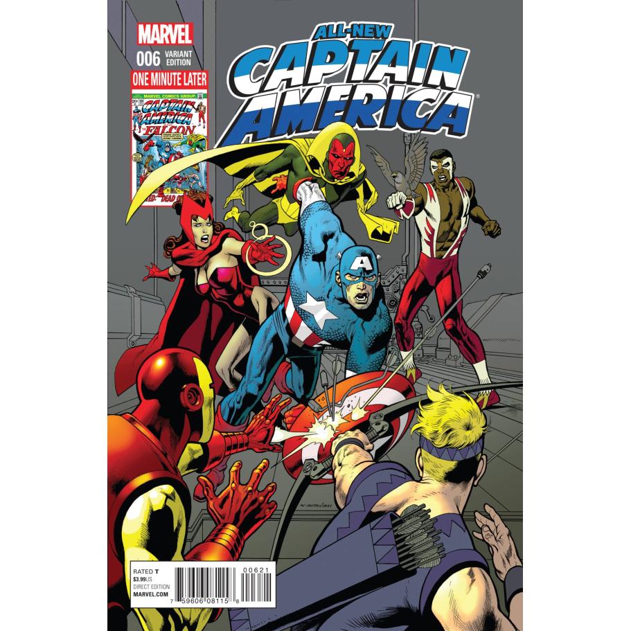 STK668662 LL NEW CAPTAIN AMERICA #6 NOWLAN AVENGERS VAR