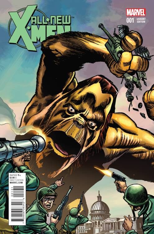 STK688932 ALL NEW X-MEN #1 KIRBY MONSTER VAR