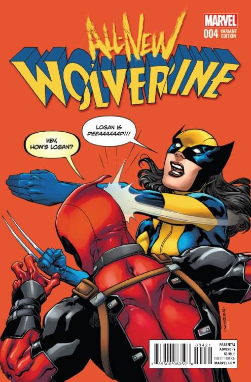STK694429 ALL NEW WOLVERINE #4 RANEY DEADPOOL VAR