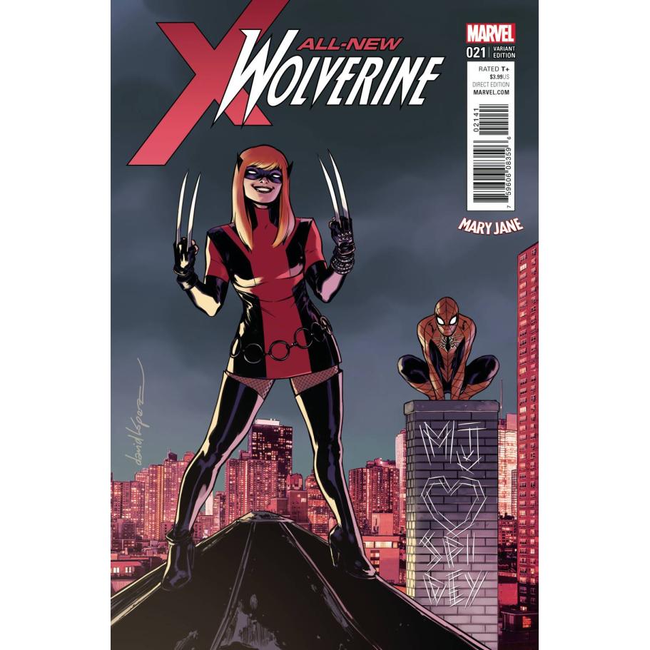 STL047581 ALL NEW WOLVERINE #21 LOPEZ MARY JANE VAR