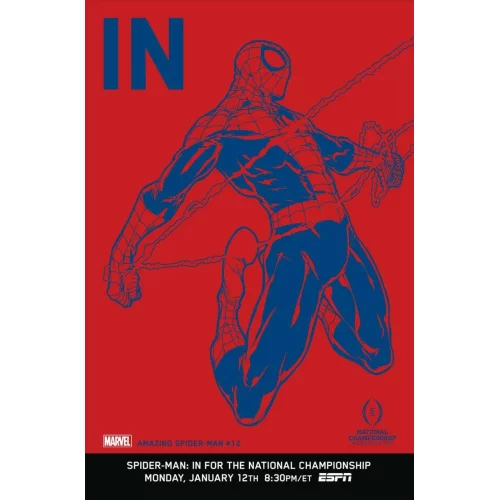 AMAZING SPIDER-MAN #12 NATIONAL CHAMPIONSHIP VARIANT