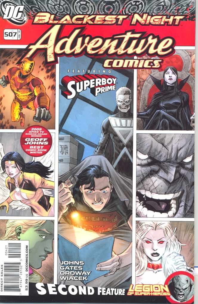 ADVENTURE COMICS #507 VAR ED (BLACKEST NIGHT)