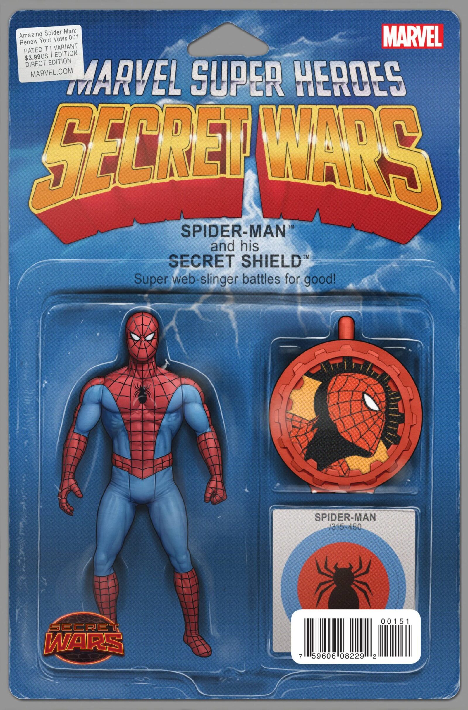 AMAZING SPIDER-MAN RENEW YOUR VOWS #1 ACTION FIGURE VAR SWA