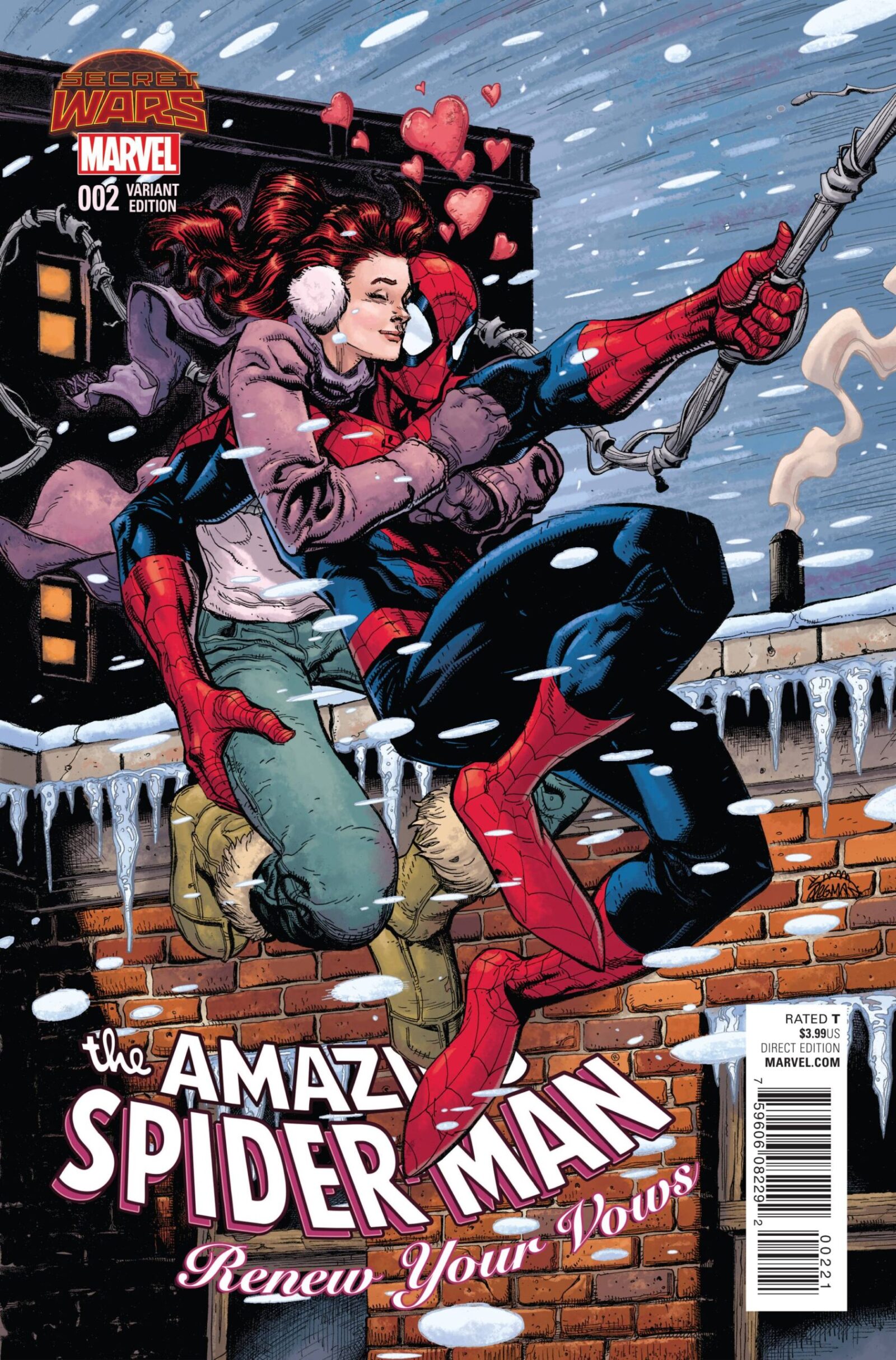 AMAZING SPIDER-MAN RENEW YOUR VOWS #2 STEGMAN VAR SWA