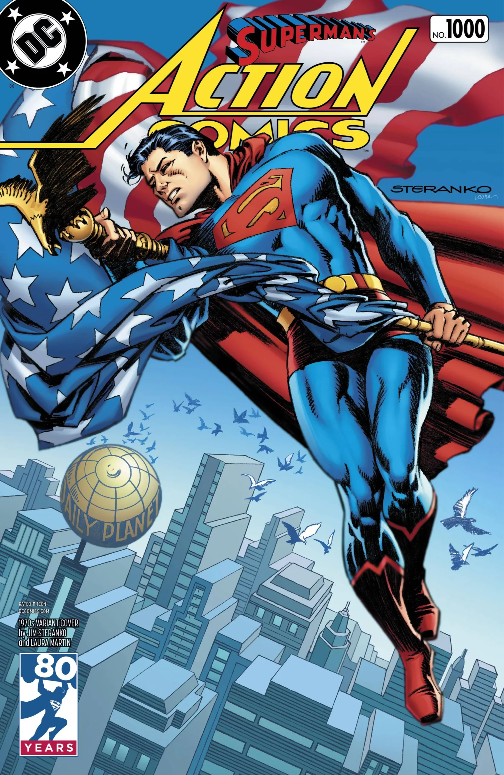 ACTION COMICS #1000 STERANKO 1970s VARIANT