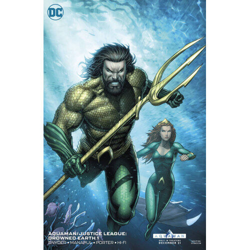 AQUAMAN JUSTICE LEAGUE DROWNED EARTH #1 VAR ED