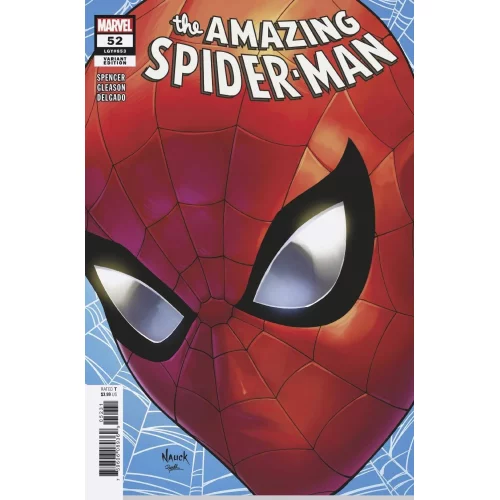 AMAZING SPIDER-MAN #52 NAUCK HEADSHOT VAR LAST