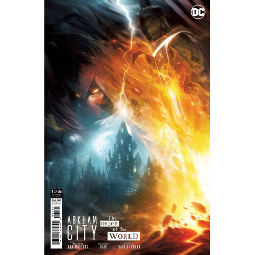 ARKHAM CITY ORDER OF THE WORLD #1 (OF 6) CVR B MATTINA CARD