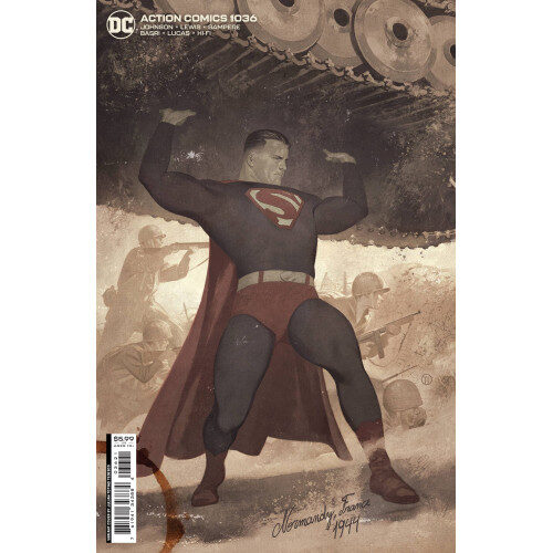 ACTION COMICS #1036 CVR B TEDESCO CARD STOCK VAR