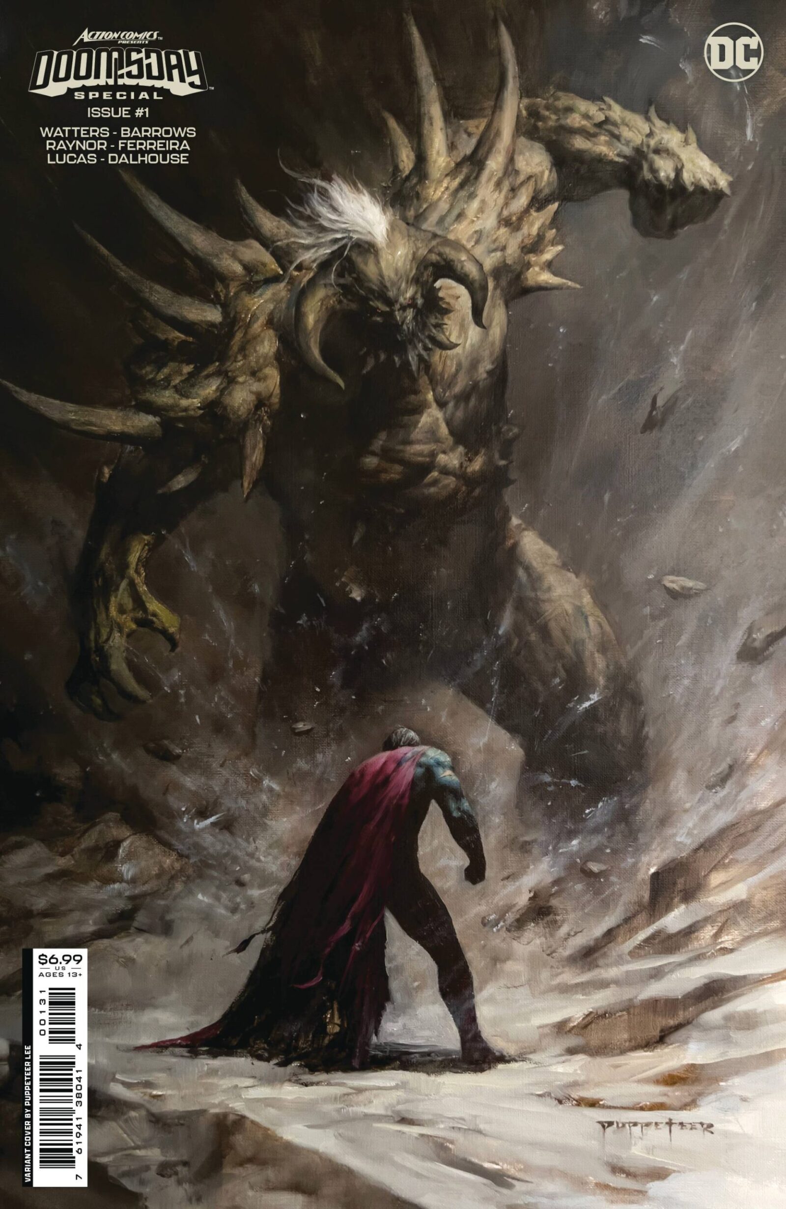 ACTION COMICS PRESENTS DOOMSDAY SPECIAL #1 OS CVR C LEE