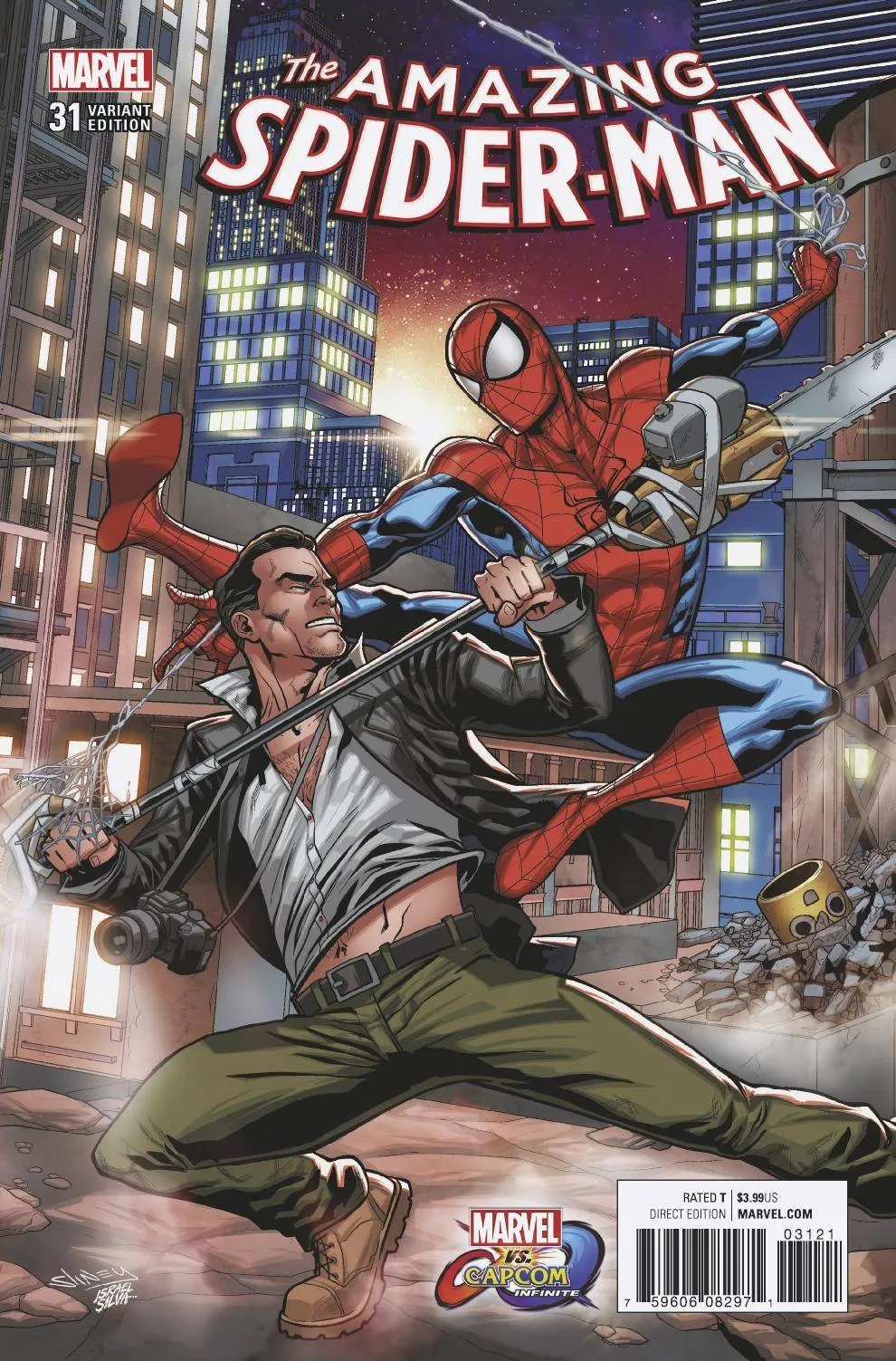 AMAZING SPIDER-MAN #31 MARVEL VS CAPCOM VAR
