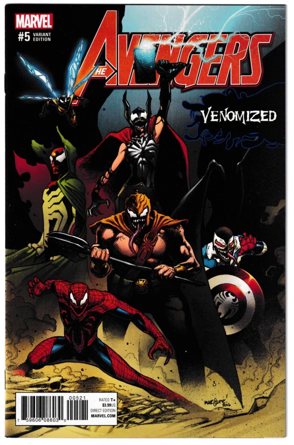 AVENGERS #5 VENOMIZED VARIANT