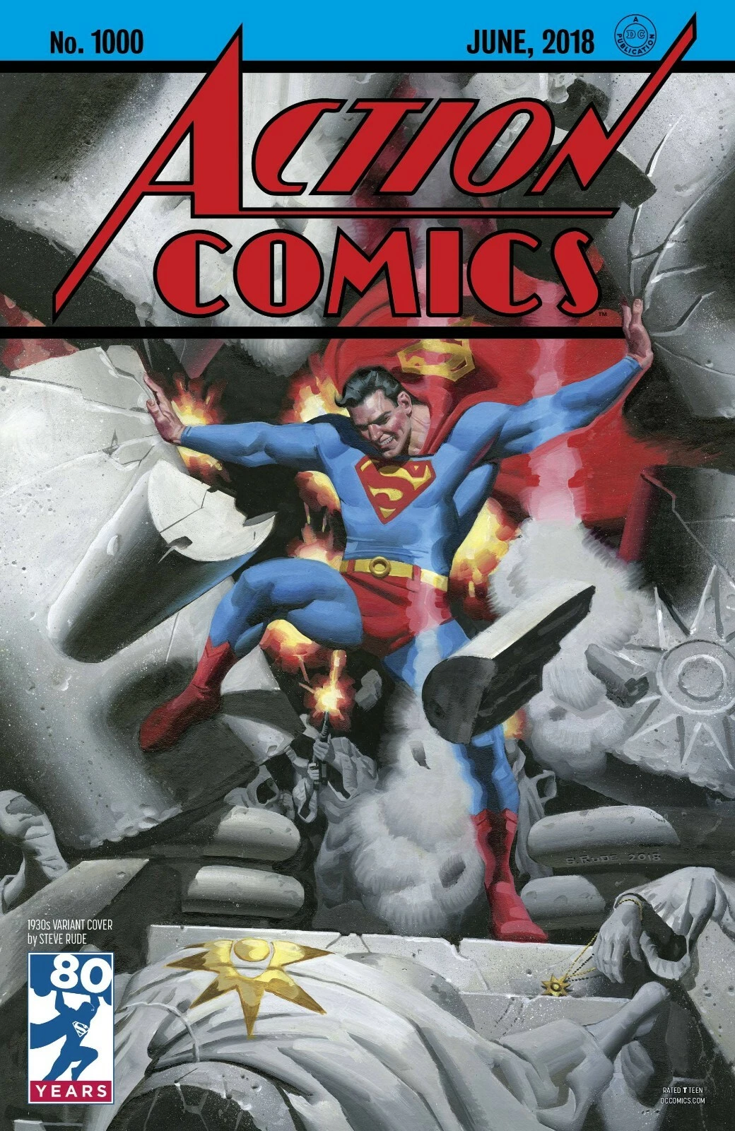 Action Comics #1000 1930s Rude Variant Cover