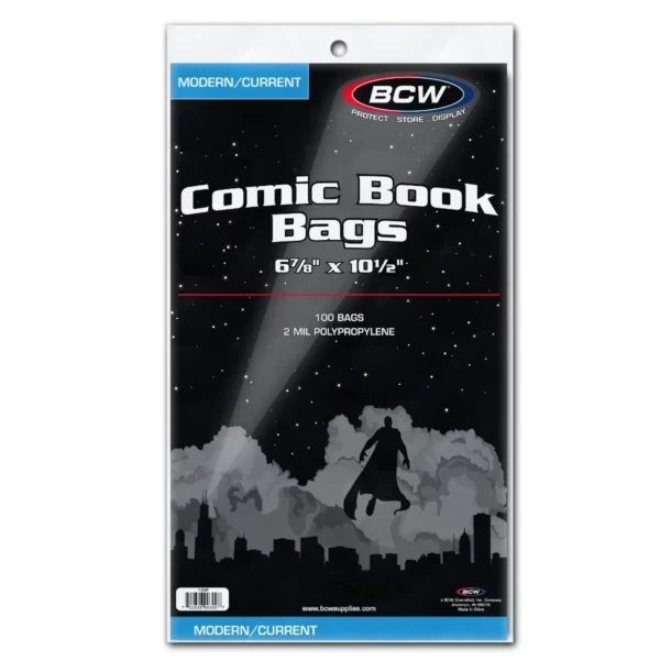 Modern Current Comic Book Bags