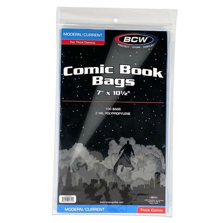 1111BW851 CURRENT MODERN COMIC BAGS THICK(PACK OF 100)