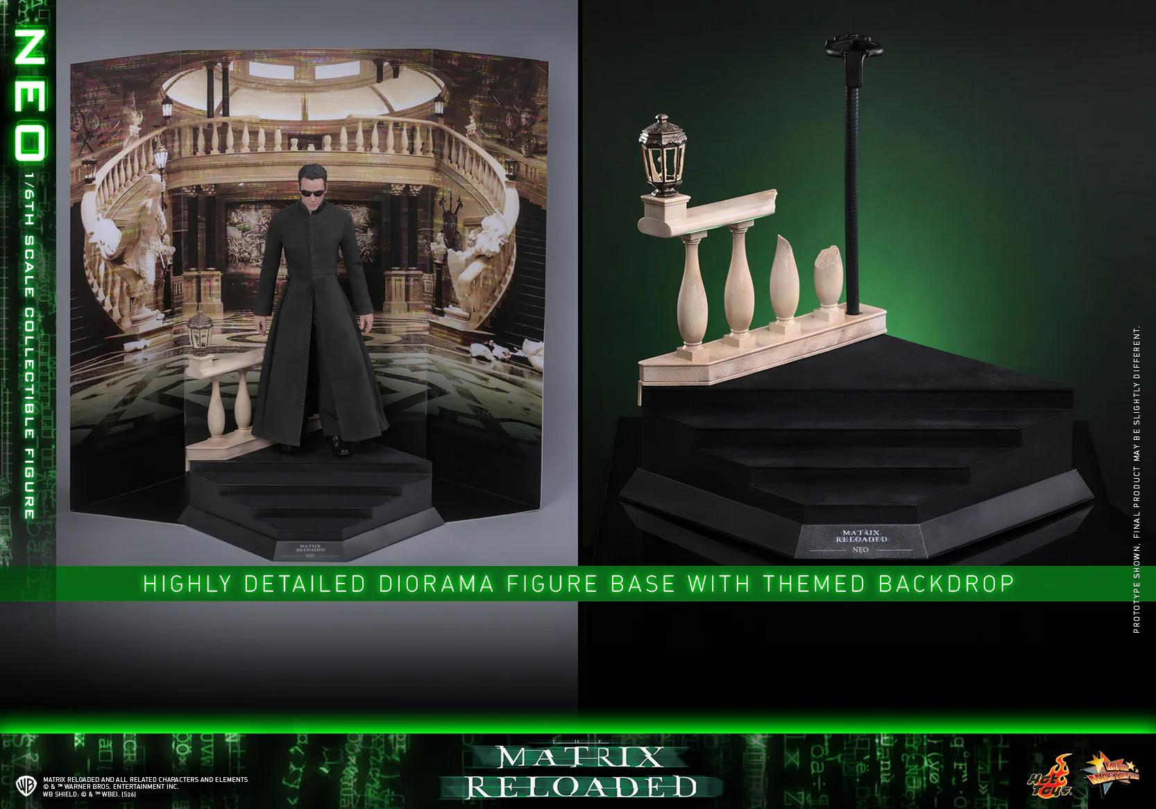 PRE ORDER Hot Toys - MMS868 - Matrix Reloaded: Neo 1/6th Scale Collectibles Figure