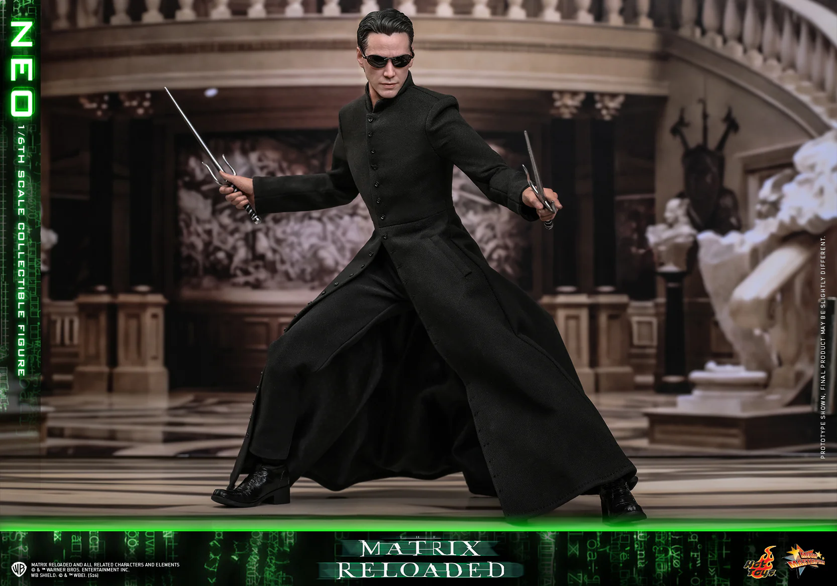PRE ORDER Hot Toys - MMS868 - Matrix Reloaded: Neo 1/6th Scale Collectibles Figure