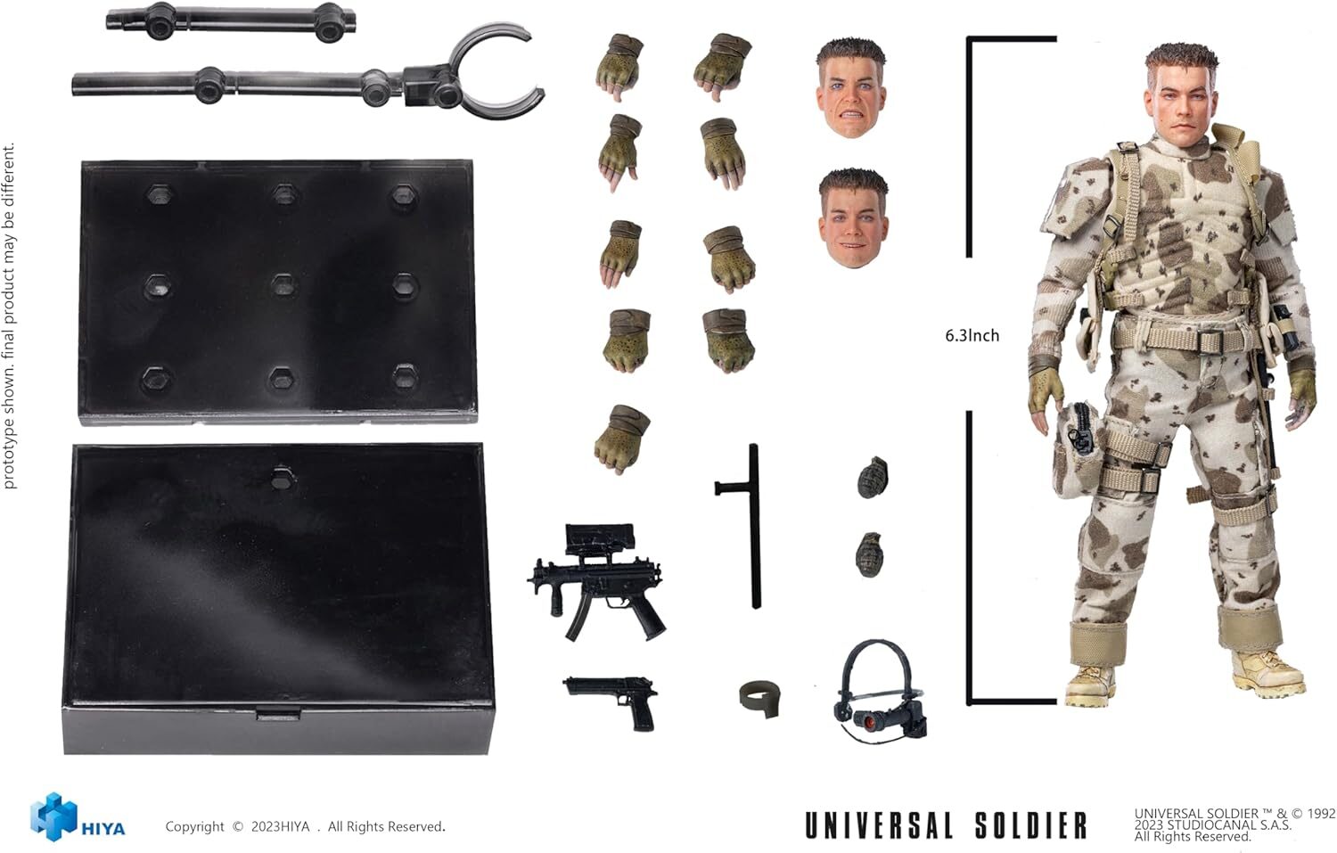 PRE ORDER Universal Soldier Exquisite Super 1/12 Scale Luc Deveraux PX Action Figure
