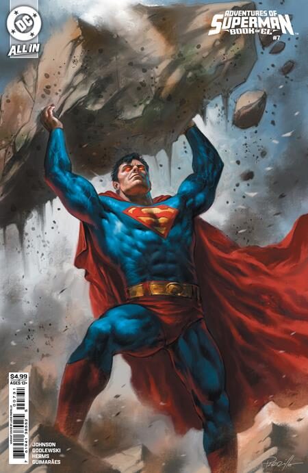 ADAVENTURES OF SUPERMAN BOOK OF EL #7 (OF 12) CVR C LUCIO PARRILLO CARD STOCK VAR