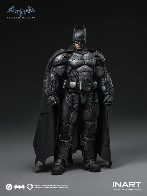 PRE ORDER INART Collectibles - Batman: Arkham Origins - 1/12 Scale Batman (Battle Damaged Version)