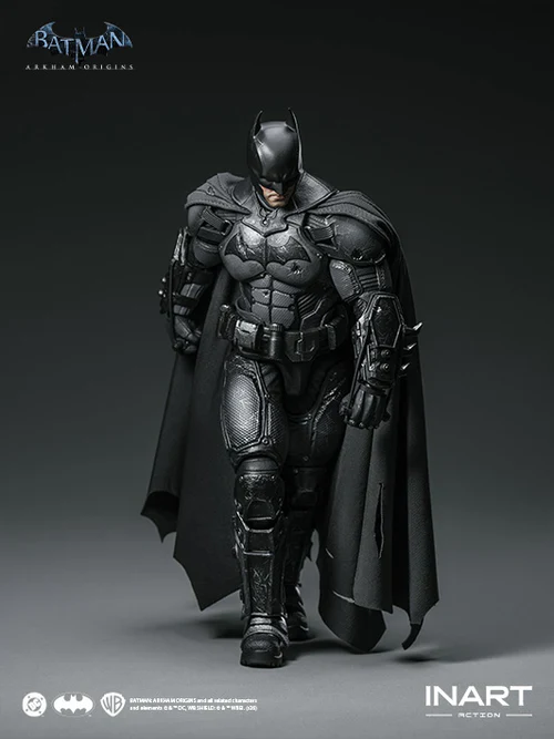 PRE ORDER INART Collectibles - Batman: Arkham Origins - 1/12 Scale Batman (Battle Damaged Version)