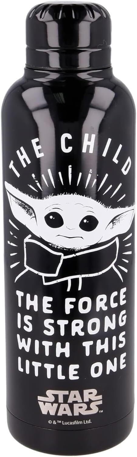 The Child Mandalorian-Baby Yoda-Grogu Insulated Stainless Steel Bottle 515ml