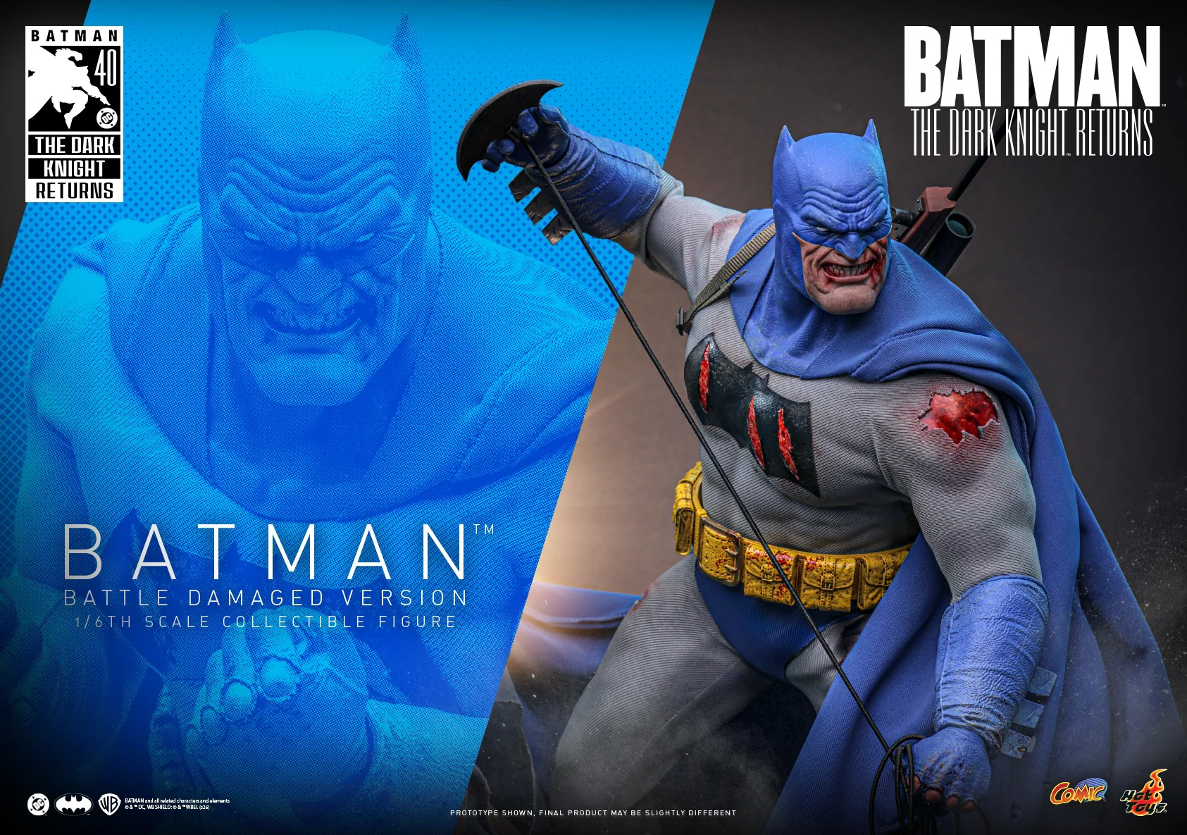 640720177_938355275215097_5734564595220228837_n PRE ORDER Hot Toys - CMS031 - Batman: The Dark Knight™ Returns: Batman™ (Battle Damaged Version) 1/6th Collectibles Figure