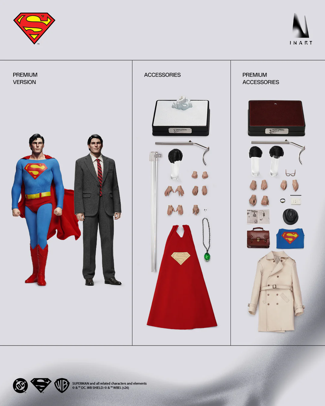PRE ORDER INART Collectibles – Superman (1978) Dual Versions