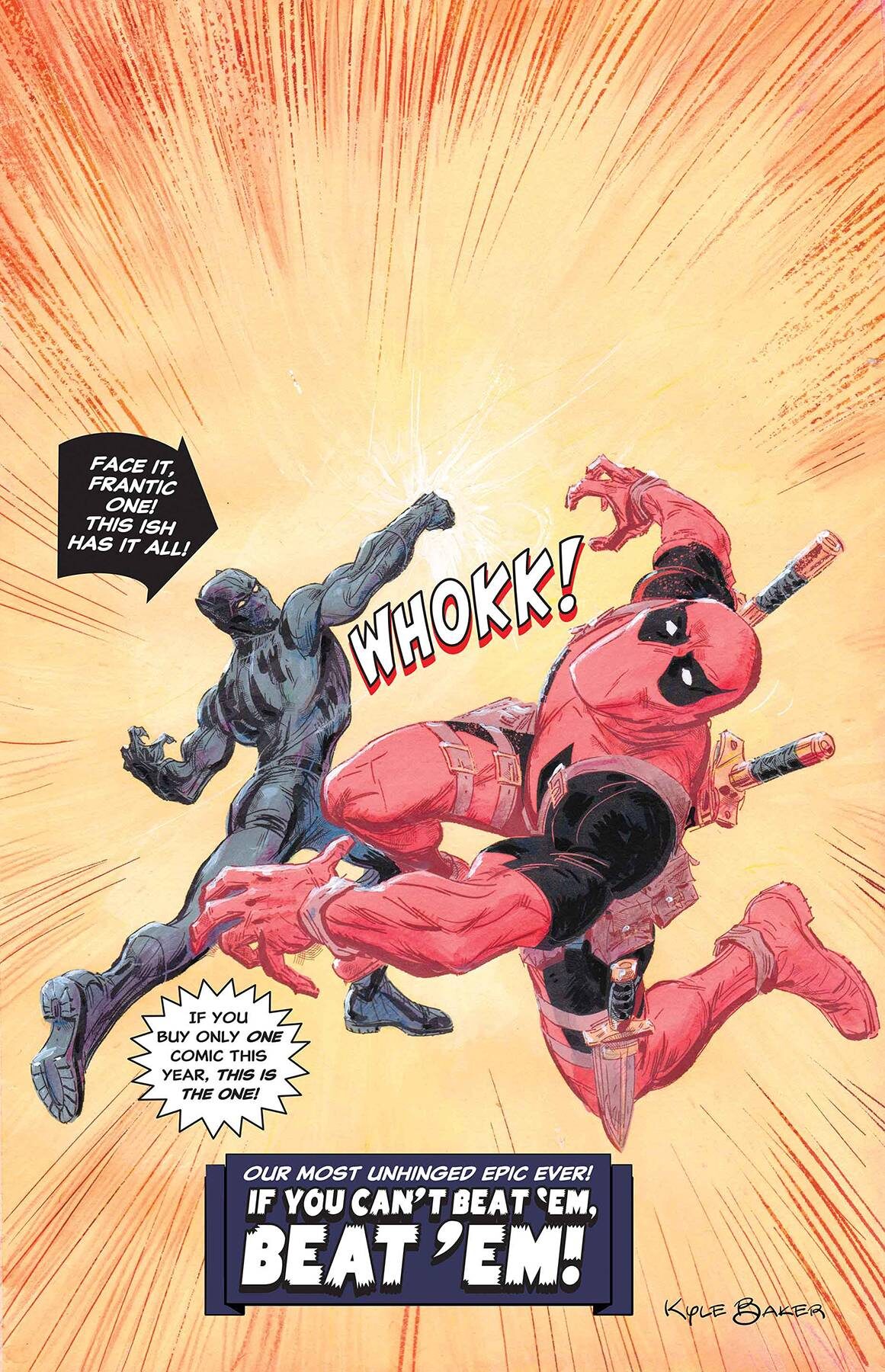 BLACK PANTHER VS DEADPOOL #5 (OF 5) BAKER VAR