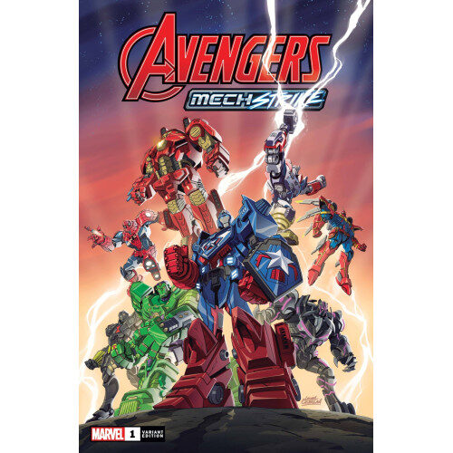 AVENGERS MECH STRIKE #1 (OF 5) TOY VAR