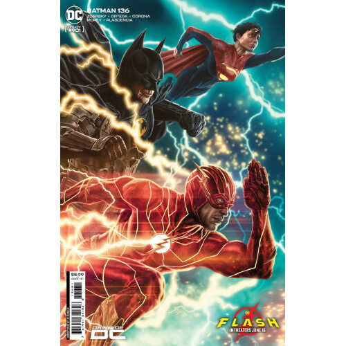 BATMAN #136 CVR E LEE BERMEJO THE FLASH MOVIE CARD STOCK VAR